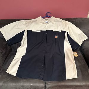 State Property Men's Short Sleeve Button-Up Blue Shirt Size 4X